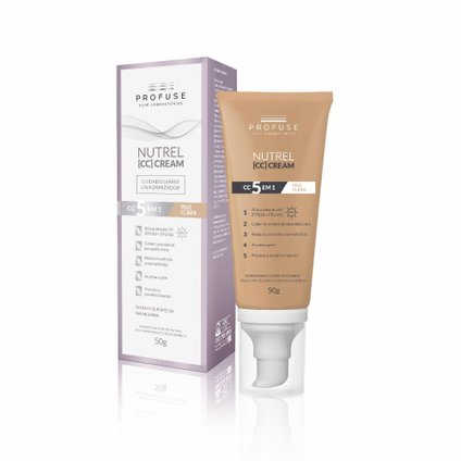 CC CREAM PROFUSE NUTREL 5 EM 1 FPS30 PELE CLARA 50G