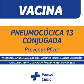 VACINA PNEUMOCÓCICA 13 PREVENAR 1 SERINGA 0,5ML PFIZER GELADEIRA