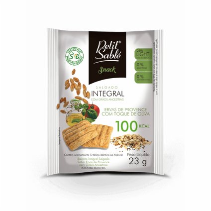 SNACK SALGADO ERVAS PROVENCE OLIVA PETIT SABLE 23G