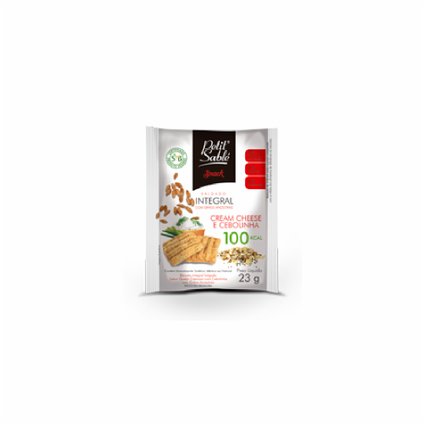 SNACK INTEGRAL CREAM CHEESE E CEBOLA PETIT SABLE 23G