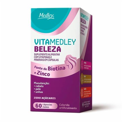 VITAMEDLEY BELEZA 60 CAPSULAS