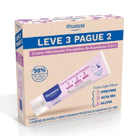 CREME VITAMINADO PREVENTIVO PARA ASSADURAS MUSTELA 123 110G 3 UNIDADES