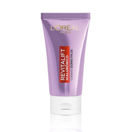 CREME HIDRATANTE FACIAL ANTI-IDADE L'ORÉAL PARIS REVITALIFT HIALURÔNICO DIURNO FPS 20 25G
