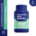VITAMINAS CABELOS E UNHAS GENÉRICO NEO QUÍMICA 60 CÁPSULAS