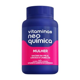 MULTIVITAMÍNICO NEO QUÍMICA VITAMINAS A-Z MULHER 60 COMPRIMIDOS