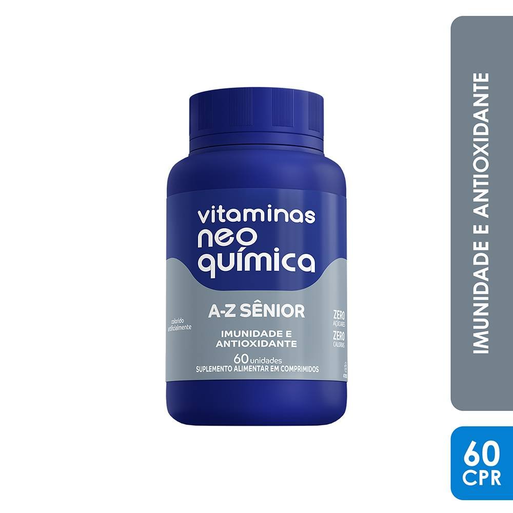 Multivitamínico Neo Química Vitaminas A-z Senior 60 Comprimidos