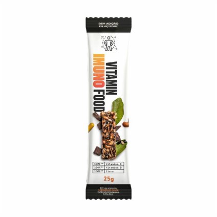 BARRA VITAMINFOOD IMUNO CASTANHA E CACAU 25G