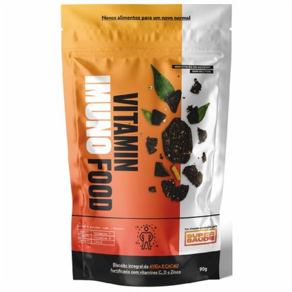 BISCOITO VITAMIN FOOD DE AVEIA E CACAU 90G