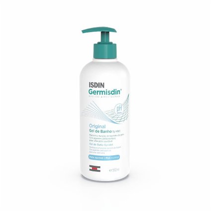 SABONETE LÍQUIDO ANTISSÉPTICO ISDIN GERMISDIN ORIGINAL 500ML