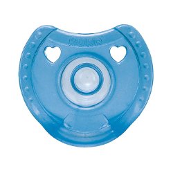 Chupeta Kuka Silicone Soft Comfort Azul 6 Meses + Com 1 Unidade