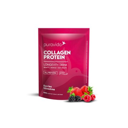 COLAGENO PROTEIN PURAVIDA BERRIES SILVESTRES 450G