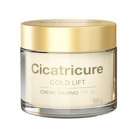 CREME CICATRICURE GOLD LIFT REDUZ RUGAS GRAVITACIONAIS DIURNO FPS30 50G