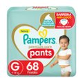 FRALDA PAMPERS PANTS PREMIUM CARE G COM 68 UNIDADES