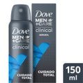 DESODORANTE AEROSOL ANTITRANSPIRANTE DOVE MEN+ CARE CLINICAL CUIDADO TOTAL 150ML