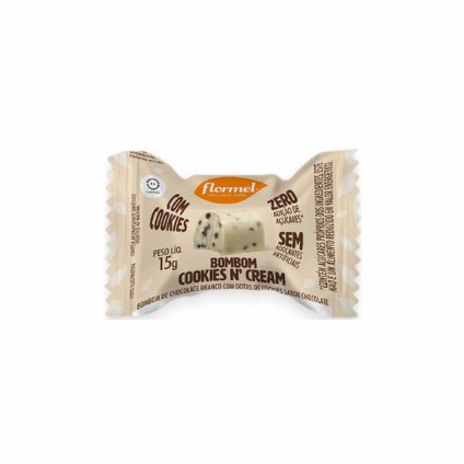 BOMBOM FLORMEL COOKIES N' CREAM 15G