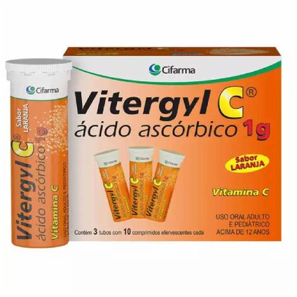 VITERGYL C 1G 30 COMPRIMIDOS EFERVESCENTES