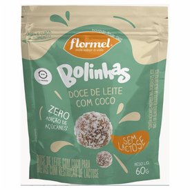 BOLINHA FLORMEL DOCE DE LEITE ZERO LACTOSE 60G