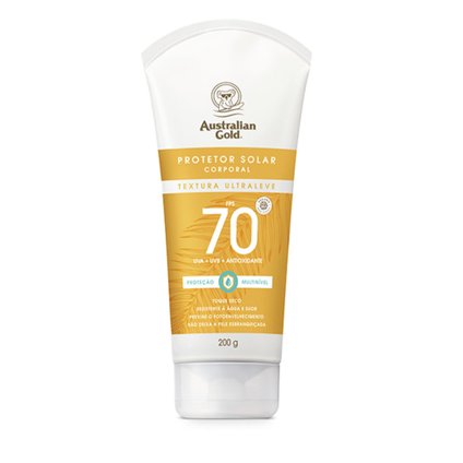 PROTETOR SOLAR AUSTRALIAN GOLD TOQUE SECO FPS70 200G