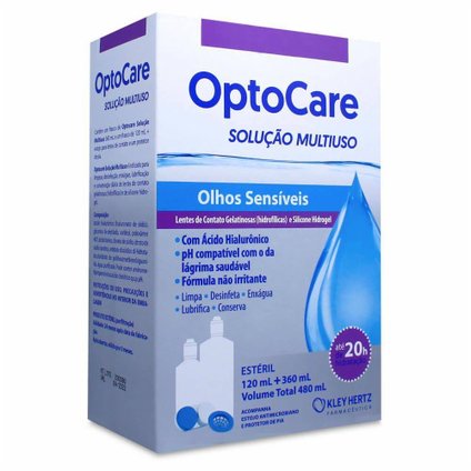OPTOCARE SOLUÇÃO MULTIUSO 120ML+360ML