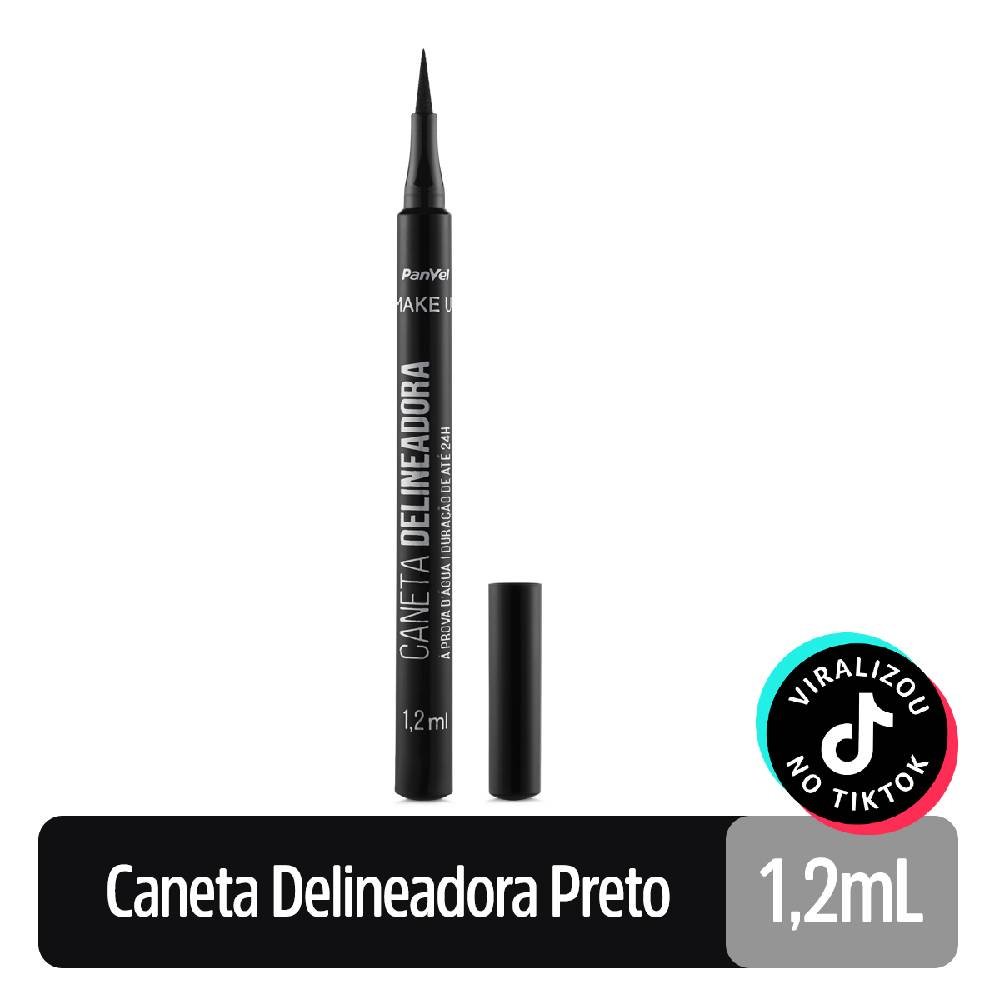 Caneta Delineadora Panvel Make Up Preto 1,2ml