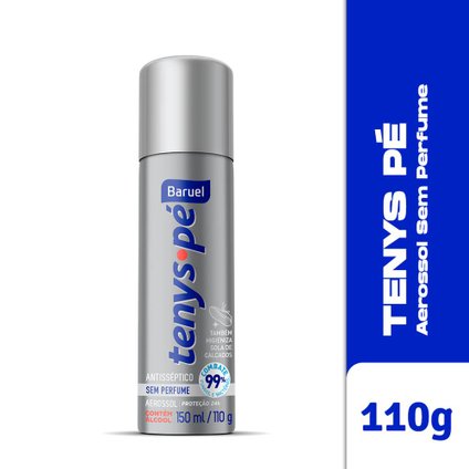 TENYS PÉ DESODORANTE PARA OS PÉS AEROSOL SEM PERFUME 110G