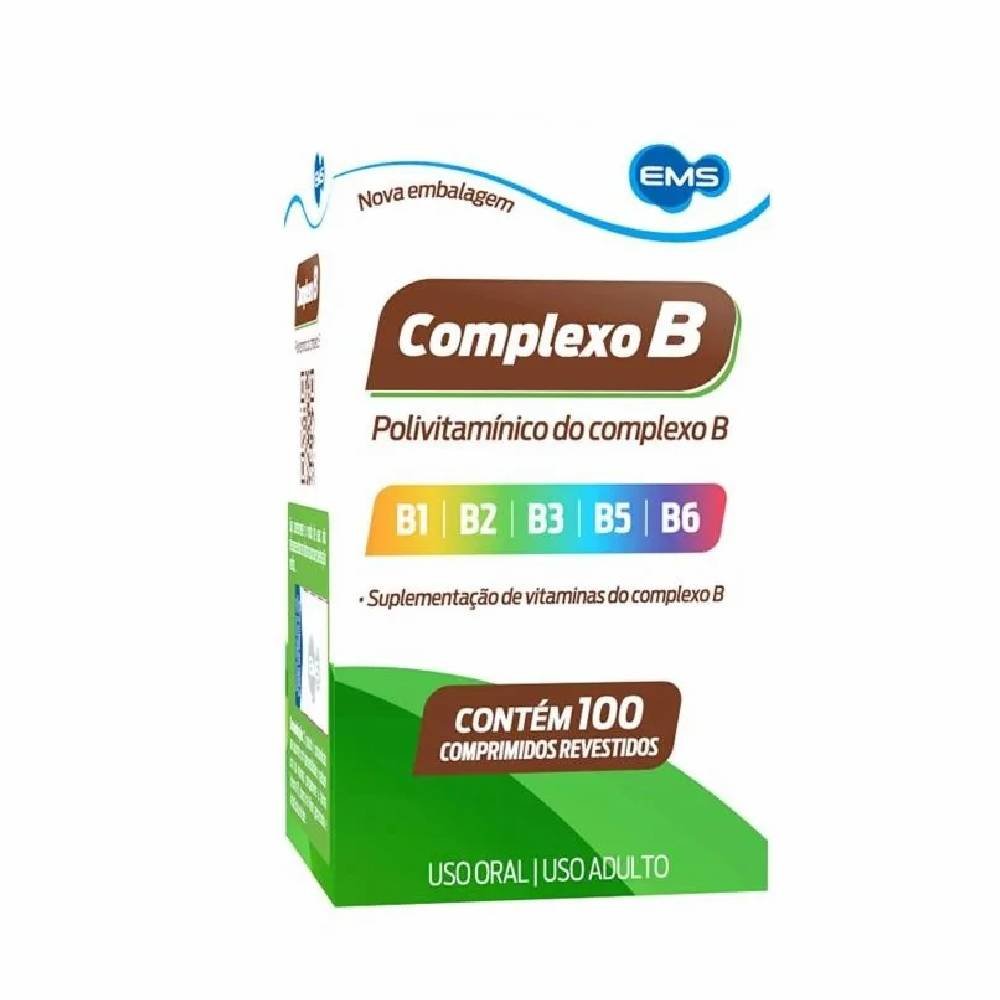 Complexo B Ems 100 Comprimidos Revestidos