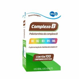 COMPLEXO B EMS 100 COMPRIMIDOS REVESTIDOS