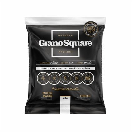 GRANOLA PREMIUM GRANO SQUARE ZERO AÇÚCAR 40G