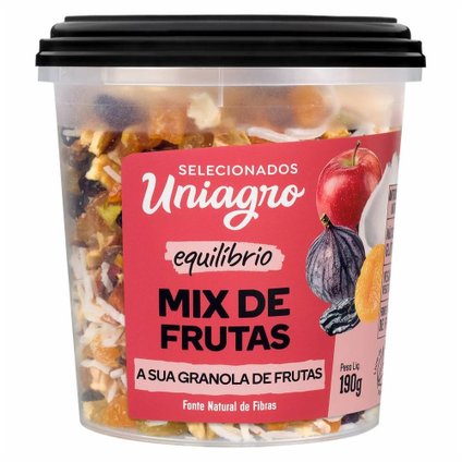 MIX FRUTAS SECAS UNIAGRO 190G