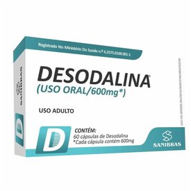 DESODALINA SUPLEMENTO EMAGRECEDOR 600MG 60 CAPSULAS