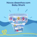 FRALDA PARA NADAR PAMPERS SPLASHERS BABY SHARK P-M 12 UNIDADES