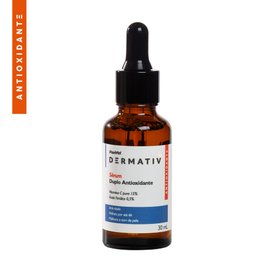 SÉRUM FACIAL ANTI-IDADE VITAMINA C 15% + ÁCIDO FERÚLICO 0,5% PANVEL DERMATIV 30ML