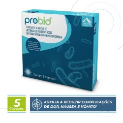 Probid Probiótico Suplemento Alimentar Com 5 Cápsulas Apsen