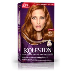 Tintura Koleston Louro Escuro Acobreado 674