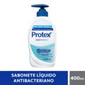 SABONETE LÍQUIDO PARA MÃOS ANTIBACTERIANO PROTEX DUO PROTECT 400ML