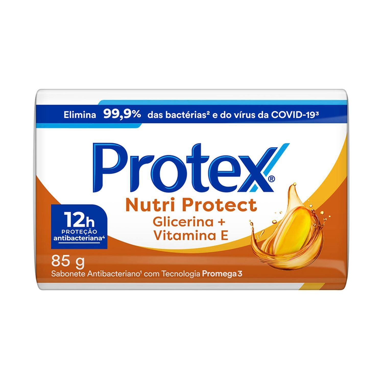 Sabonete Antibacteriano Em Barra Protex Nutri Protect Vitamina E 85g
