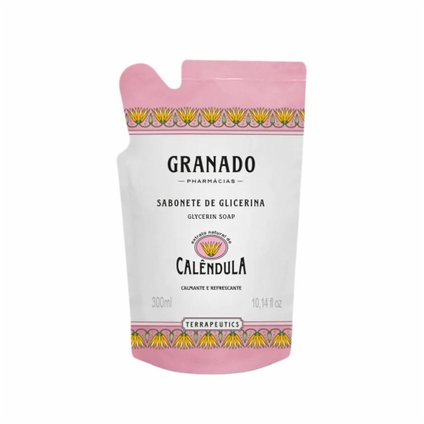 SABONETE LÍQUIDO GRANADO TERRAPEUTICS CALÊNDULA REFIL 300ML
