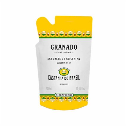 SABONETE LÍQUIDO GRANADO TERRAPEUTICS CASTANHA DO BRASIL REFIL 300ML