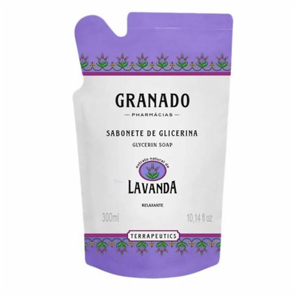 SABONETE LÍQUIDO GRANADO TERRAPEUTICS LAVANDA REFIL 300ML