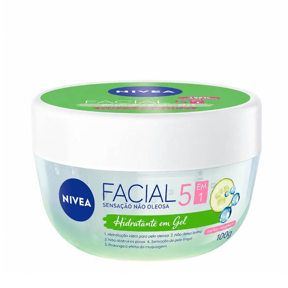 Hidratante Facial Em Gel Nivea Ultraleve 100g