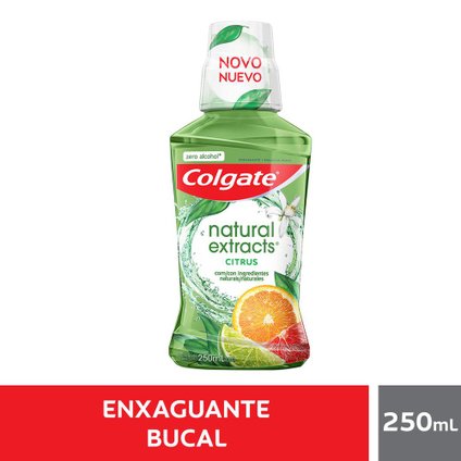 ENXAGUATÓRIO BUCAL COLGATE NATURAL EXTRACTS CITRUS 250ML