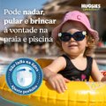 FRALDA DESCARTÁVEL PARA PRAIA E PISCINA HUGGIES LITTLE SWIMMERS M/G COM 10 UNIDADES