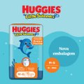 FRALDA DESCARTÁVEL PARA PRAIA E PISCINA HUGGIES LITTLE SWIMMERS M/G COM 10 UNIDADES