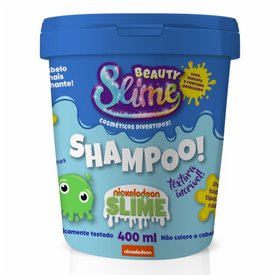 SHAMPOO POTE BEAUTY SLIME AZUL 400ML