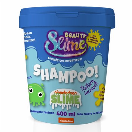 SHAMPOO POTE BEAUTY SLIME AZUL 400ML