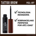 GEL DE SOBRANCELHAS MAYBELLINE TATTOO BROW PEEL OFF TINT 3 DARK