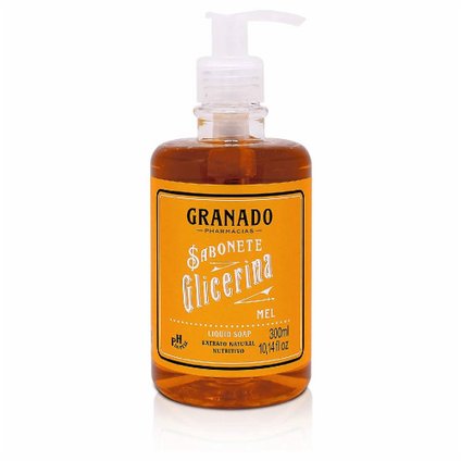 SABONETE LÍQUIDO GRANADO GLICERINA MEL 300ML