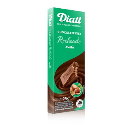 CHOCOLATE DIATT AO LEITE COM AVELÃ 25G