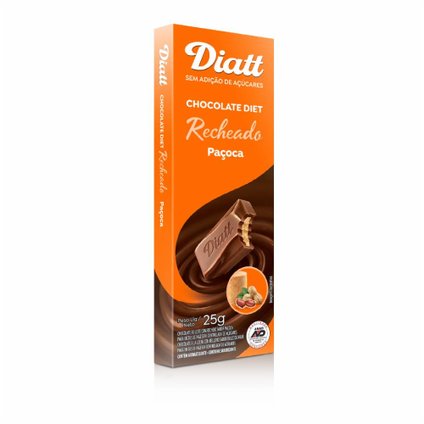 CHOCOLATE DIATT AO LEITE COM PAÇOCA 25G