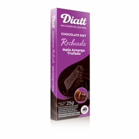CHOCOLATE DIATT MEIO AMARGO TRUFADO 25G